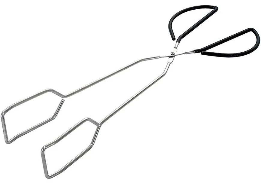 Chrómované grilovacie kliešte, BBQ 38 cm