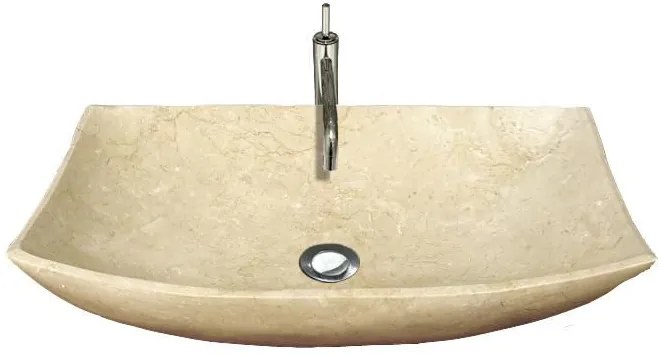Divero kamenné umývadlo z lešteného mramoru D00795