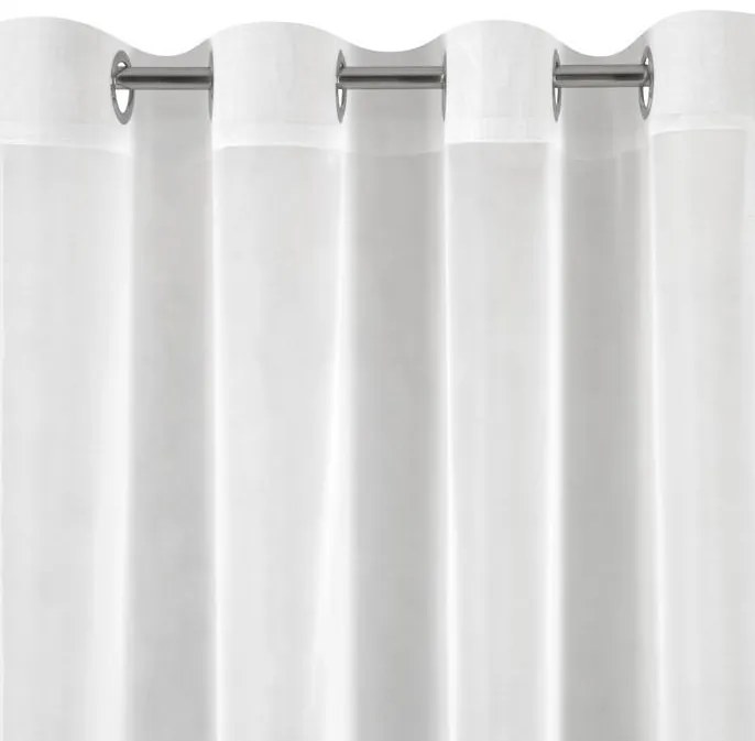 Biela záclona na krúžkoch LUCY 300x160 cm