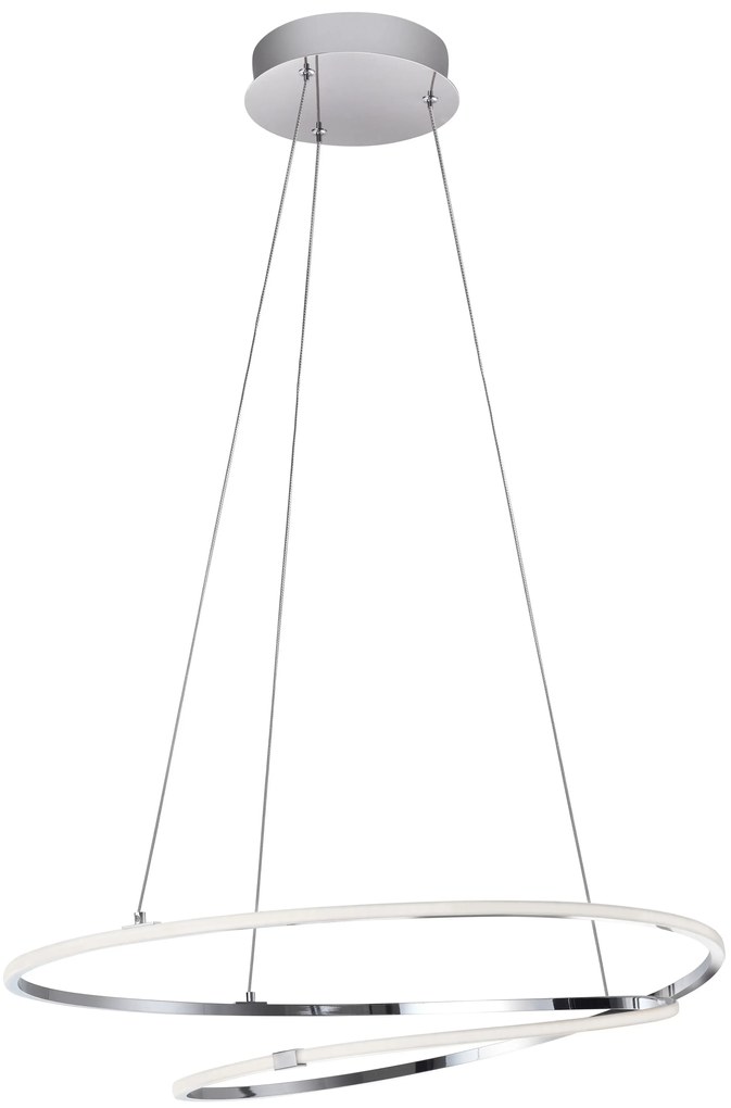 LED luster Viareggio 56 Chrome