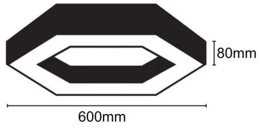 LED Stropné svietidlo LED/28W/230V 4000K pr. 60 cm