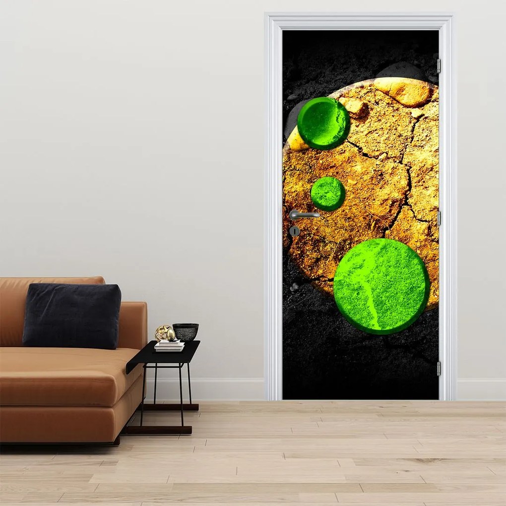 Fototapeta na dvere - Abstrakcia gulí (95x205cm)