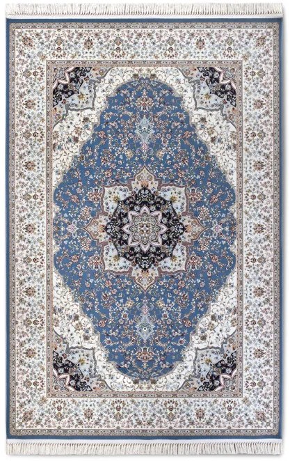 Koberec Villeroy & Boch Kollektion 1870 Etienne svetlomodrý / krémový
