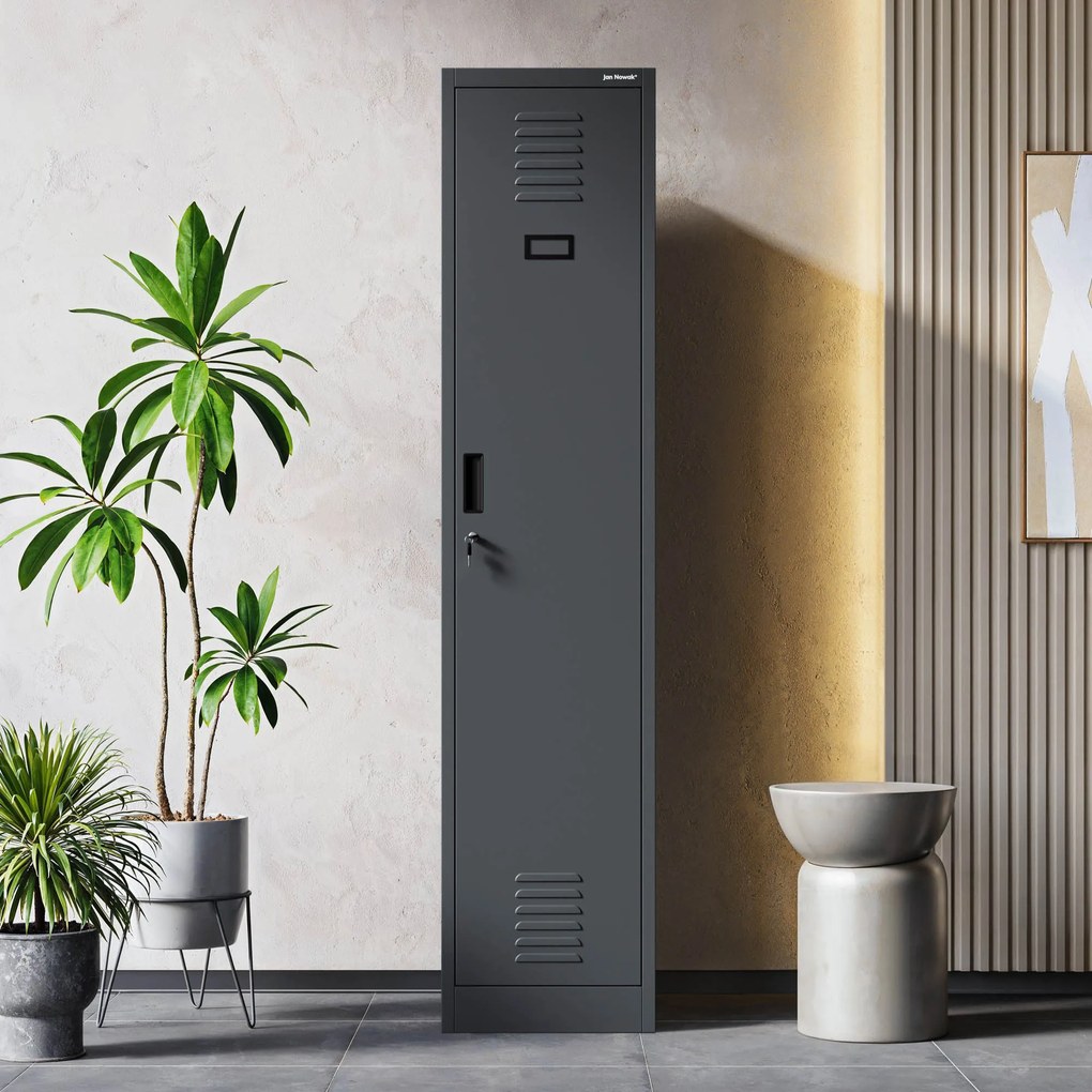 Kovová pracovná skriňa KACPER 1 Plus 400 x 1800 x 500 mm