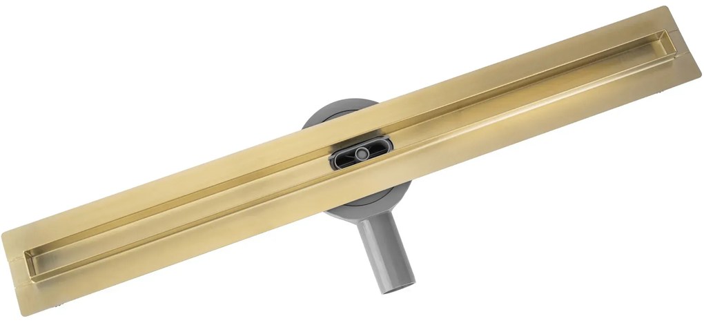 Rea Neox Slim Pro, odtokový žľab 60cm, zlatá lesklá, REA-G2717