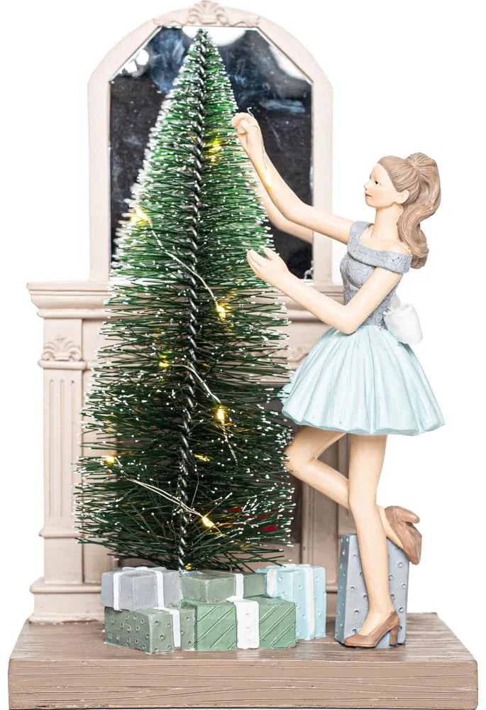 LED Vianočná dekorácia 10xLED/3xAAA teplá biela