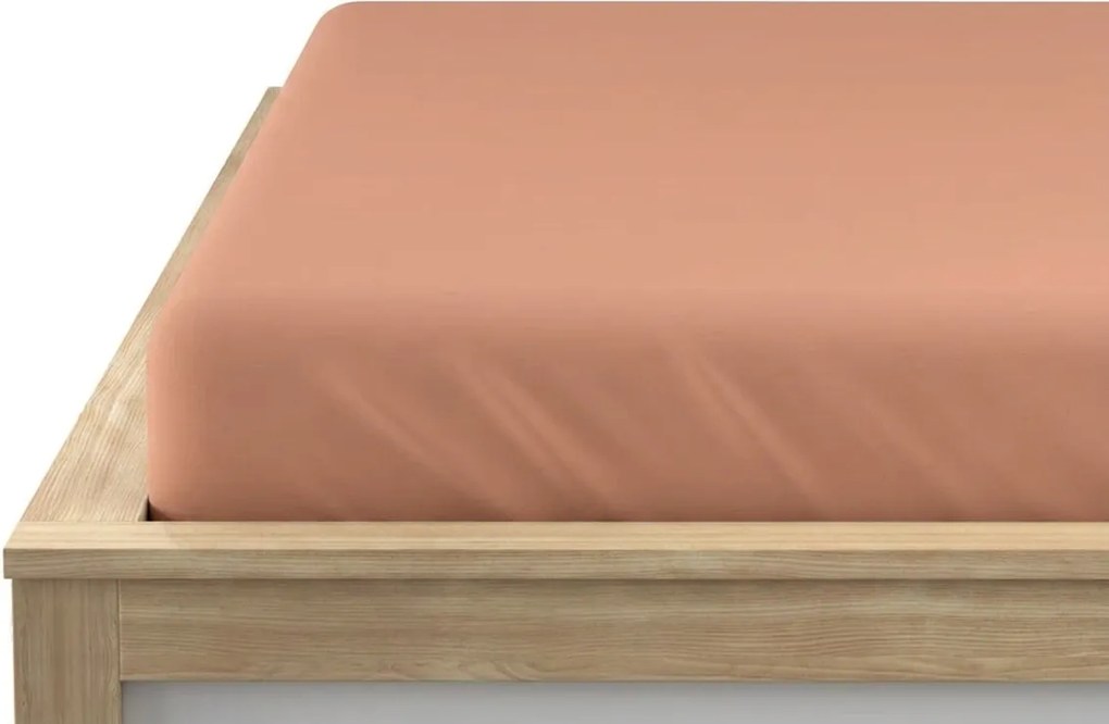 Jersey plachta BASIC marhuľová 90 x 200 cm
