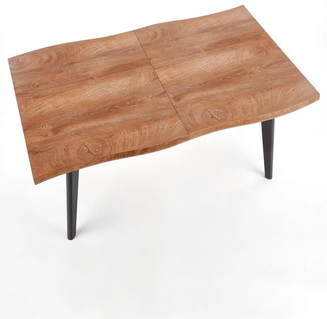 Jedálenský stôl Dickson 120 cm, prírodné drevo / čierna