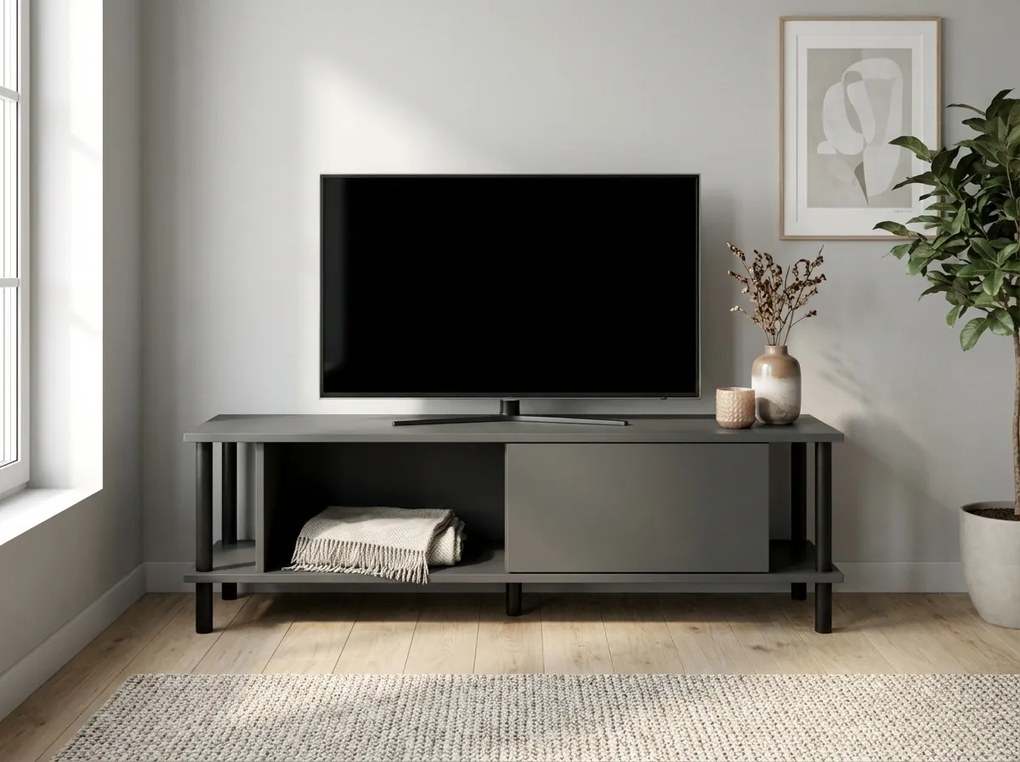 TV stolík PARIS 150 cm, antracit