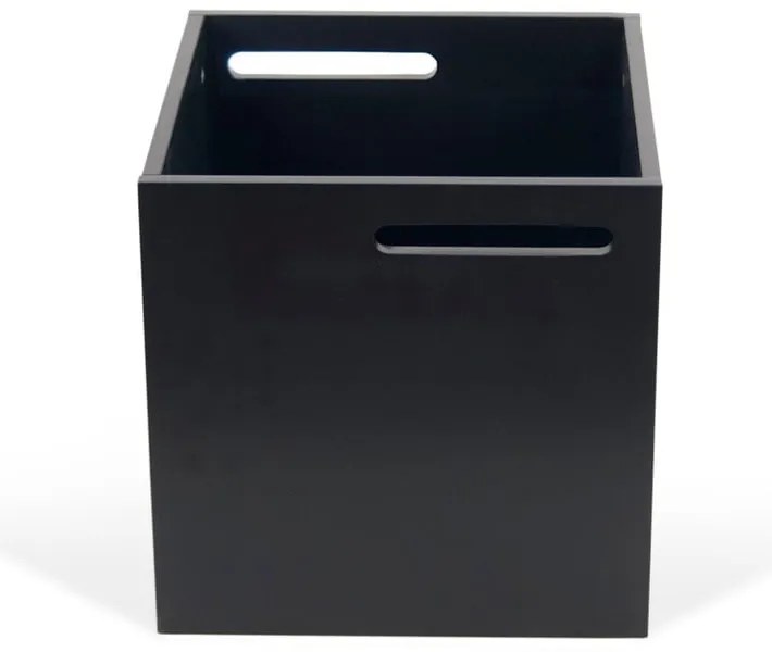 Čierny úložný box ku knižniciam TemaHome Berlin