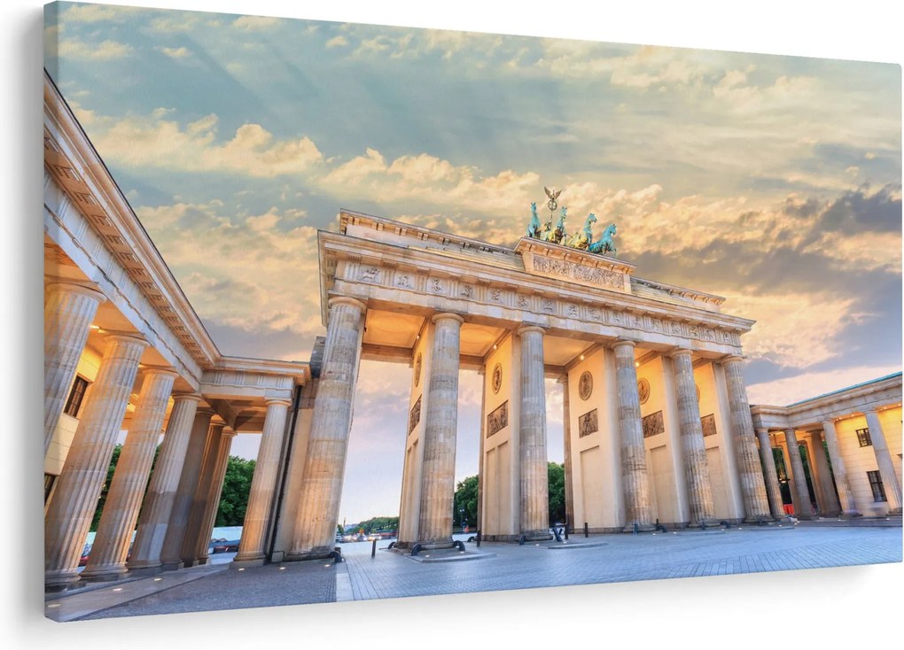 Obraz - Brandenburská brána, Berlín, Nemecko (90x60 cm)