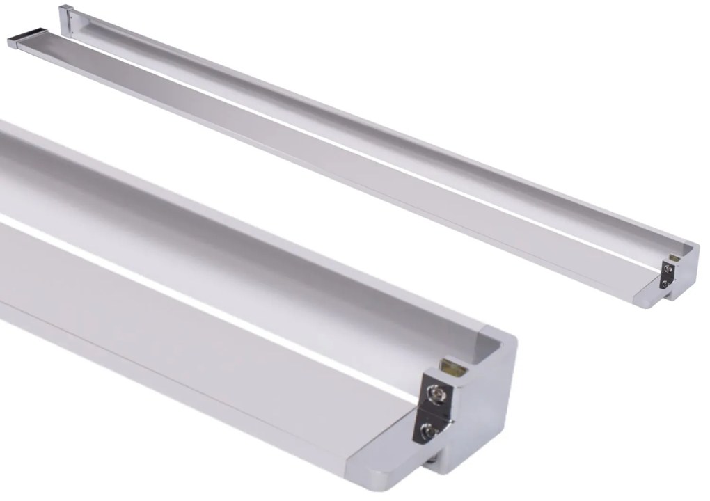 Rea Evo, závesná polica pre sprchové zásteny typu Walk-in max. šírka 120 cm, chrómová, HOM-08945