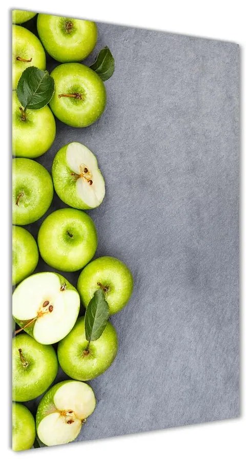 Foto obraz akryl do obývačky Zelená jablká pl-oa-70x140-f-177833879
