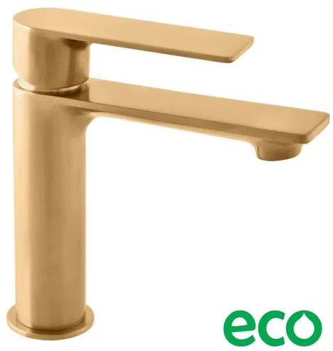 RAV SLEZÁK Nil umývadlová batéria bez výpuste kartáčovaná zlatá NL126.5ZK