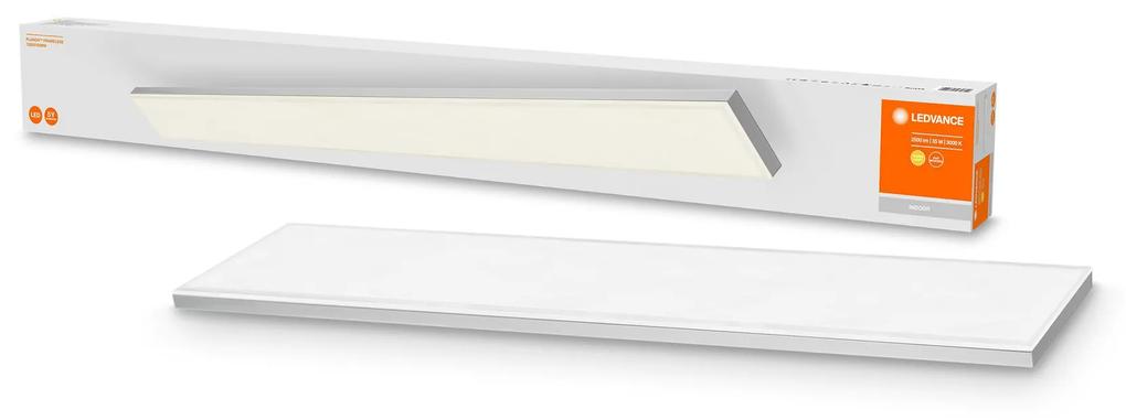 LEDVANCE LED panel PLANON FRAMELESS, 35W, teplá biela, 120x10cm, štvorcový, biely