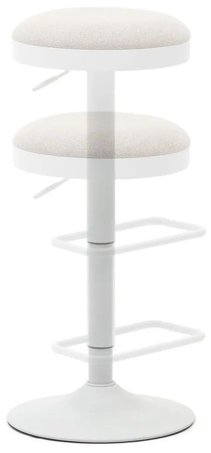 Béžové barové stoličky v súprave 2 ks 58 cm Zaib – Kave Home