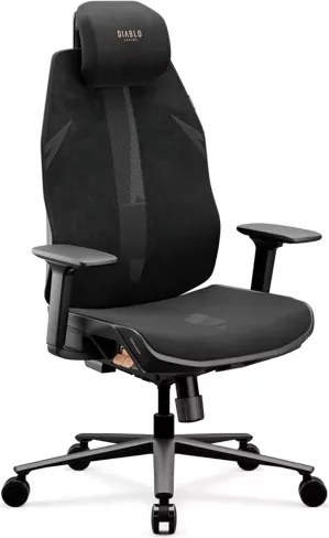 Ergonomická kancelárska stolička čierna: Diablo V-Flash Ultra Black