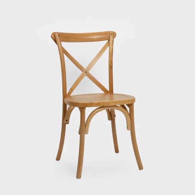 Jedálenská stolička LOSELI drevená / naturálna 712081