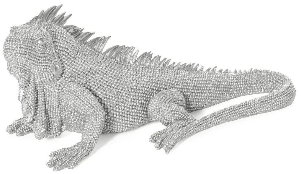 DEKORAČNÁ SOŠKA ELDO 31X15X12 CM STRIEBORNÁ