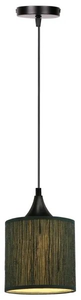 Luster na lanku PATTI 1xE27/60W/230V pr. 15 cm zelená