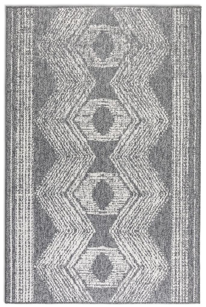 ELLE Decoration koberce Kusový koberec Gemini 106008 Silver z kolekcie Elle – na von aj na doma - 80x150 cm