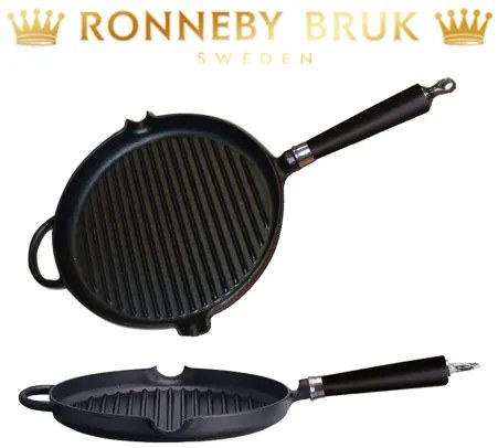 Pánev litinová 24 cm grilovací Ronneby Bruk 120370