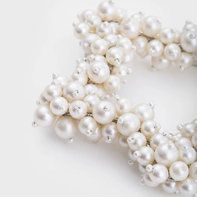 Závesná vianočná dekorácia PERLYN perlová 710605