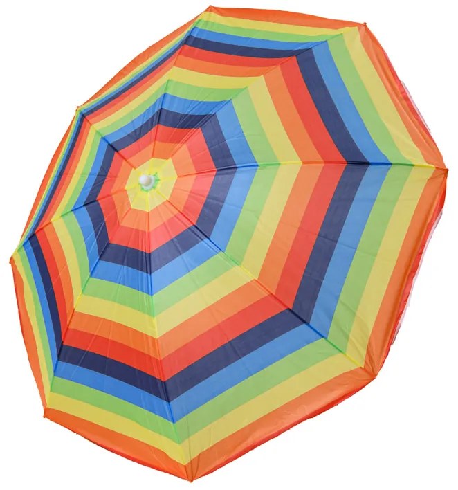 Slnečník COLORFUL STRIPES 180 cm, farebný