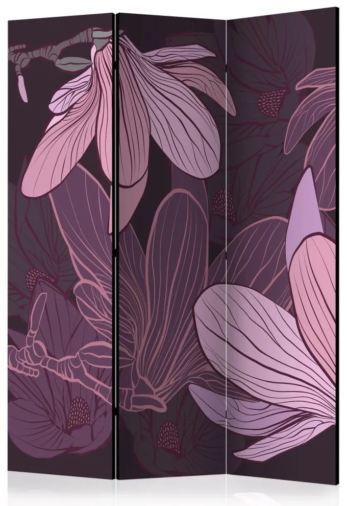 Artgeist Paraván - Dreamy flowers [Room Dividers]