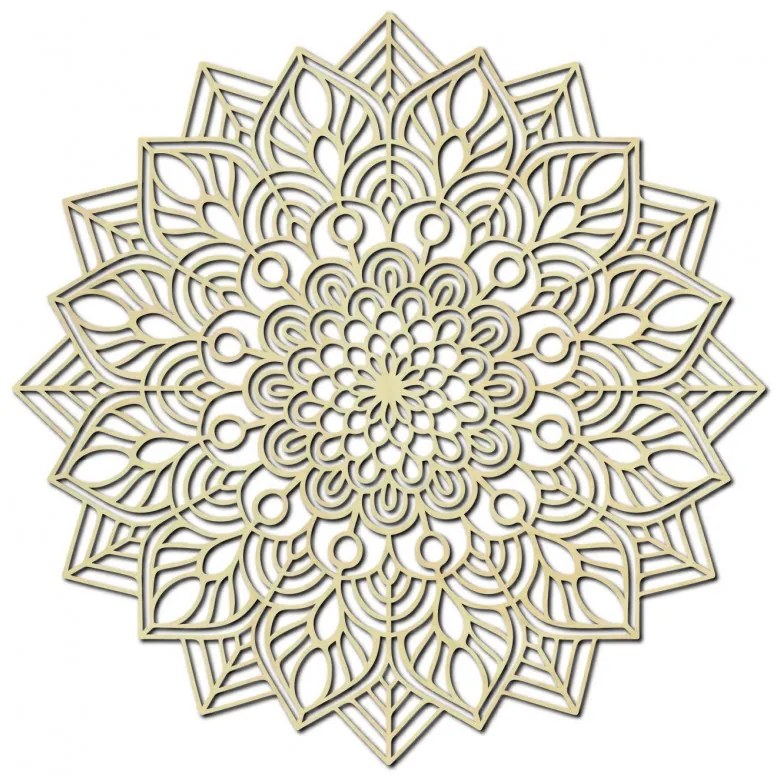 Drevená Mandala, Nástenná Dekorácia, Boho Štýl I SENTOP PR0319-A