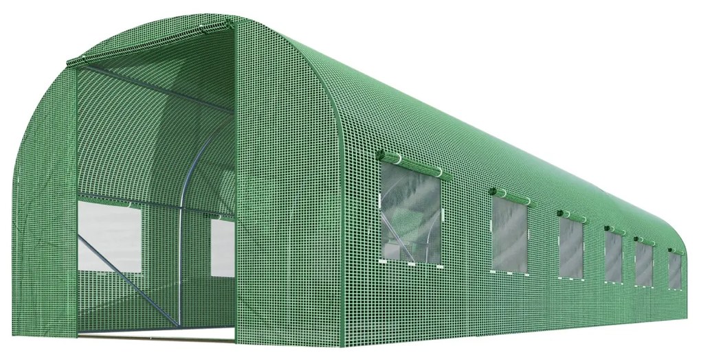 Záhradný fóliovník 6x3m, zelený | 18m2