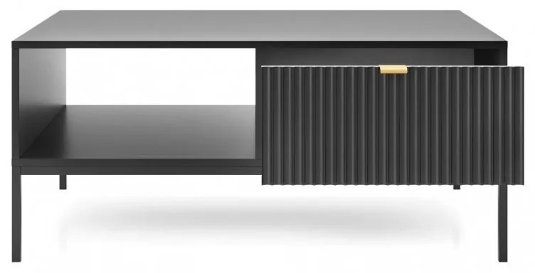 Konferenčný stolík Nova 104 cm černý/čierny rám