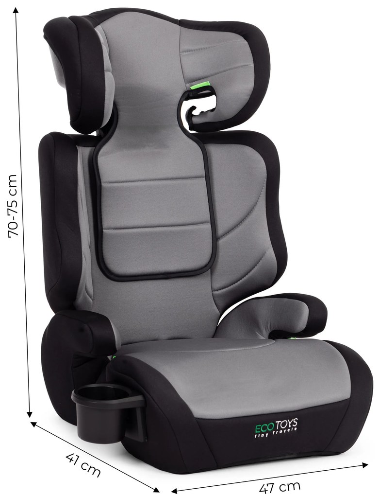 Detská autosedačka 2 v 1, i-SIZE, výška sedadla 100 – 150 cm, ECOTOYS