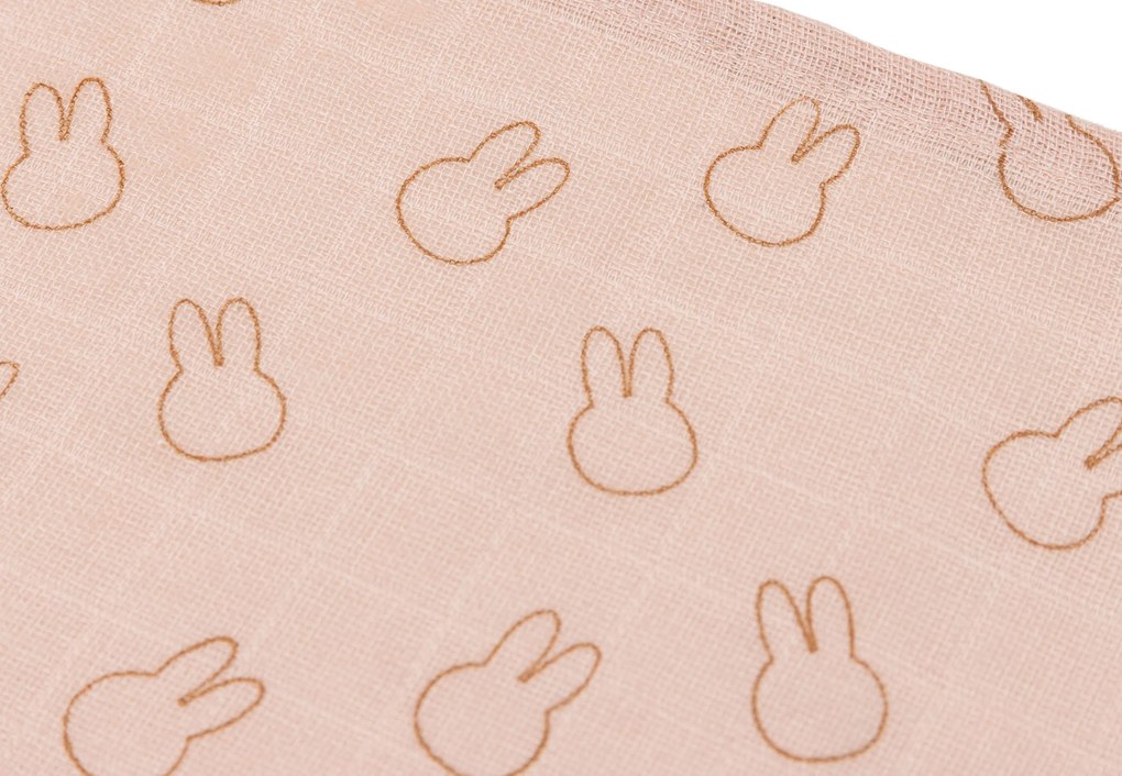 Plienky 3 ks 70x70 cm Miffy Silhouettes Wild Rose