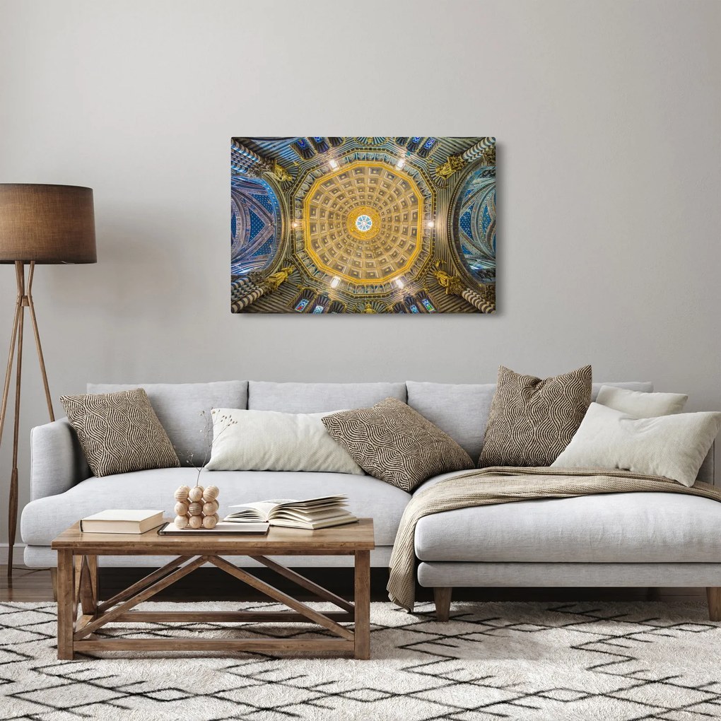 Obraz stropu Sienského kostola (90x60 cm)