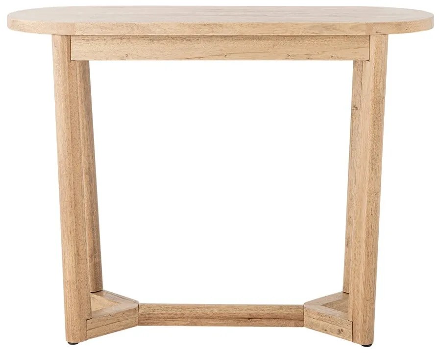 Konzolový stolík z kaučukového dreva v prírodnej farbe 35x100 cm Serrone – Bloomingville