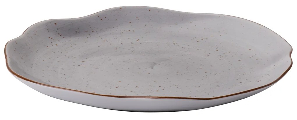 Tanier plytký 28 cm sivý - Hotel Inn Chic farebný - 492215