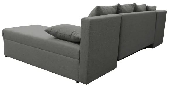 Univerzálna rozkladacia rohová sedacia súprava do U s úložným priestorom ALMEIDA antracit
