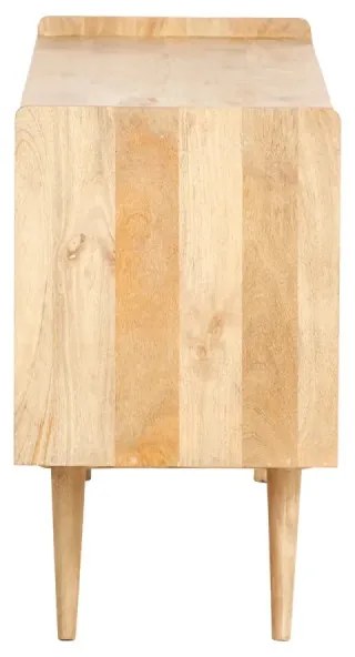 furniture-nabytek.cz - Masívna skrinka pod umývadlo Barani z mangového dreva, lakovaná, hnedá – 150×42×75 cm