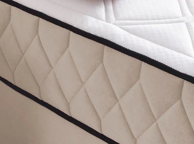 Posteľ Reve 160x200 cm, krémová látka