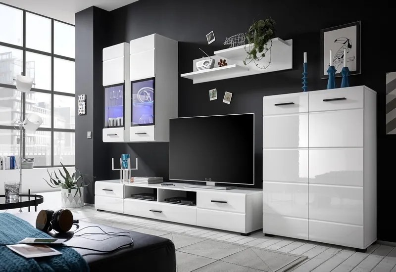 Obývacia stena Alaska, s osvetlením