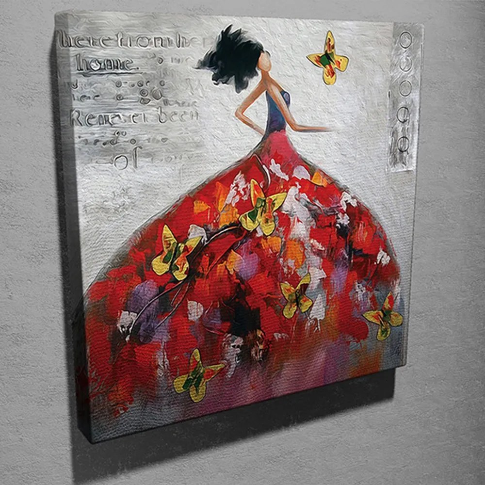 Obraz na plátne Bežiaca krása KC130 45x45 cm