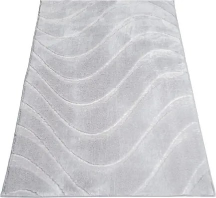 Kúpeľňový koberček WAVES 400 svetlosivý