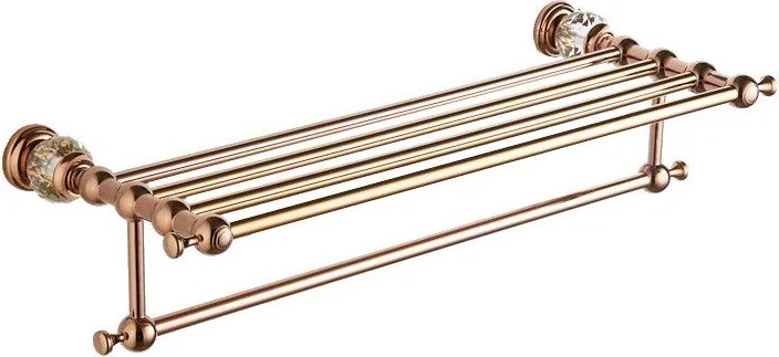 Mexen Estela polička na uterák, zlatoružová - 7011520-60