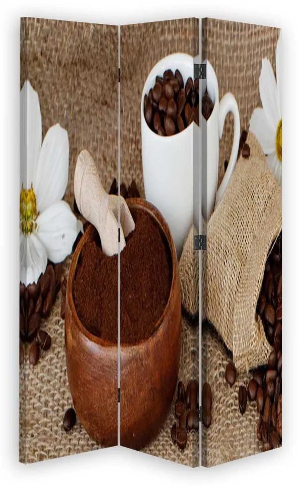 Gario Paraván Mletá káva Rozmery: 110 x 170 cm, Prevedenie: Otočný paraván 360°