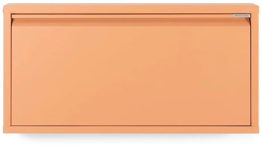 Kovová skrinka na topánky v lososovej farbe Billy – Spinder Design