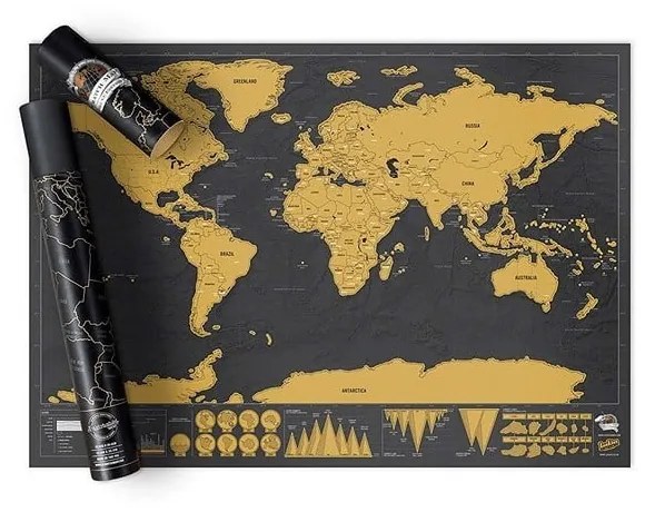 Zotieracia mapa sveta Ambiance Travelling