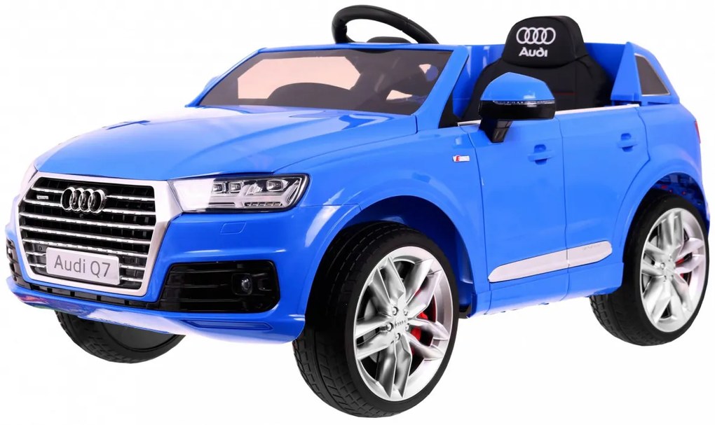 RAMIZ Elektrické autíčko Audi Q7 Quattro S-Line + diaľkové ovládanie + EVA + MP3 LED rádio