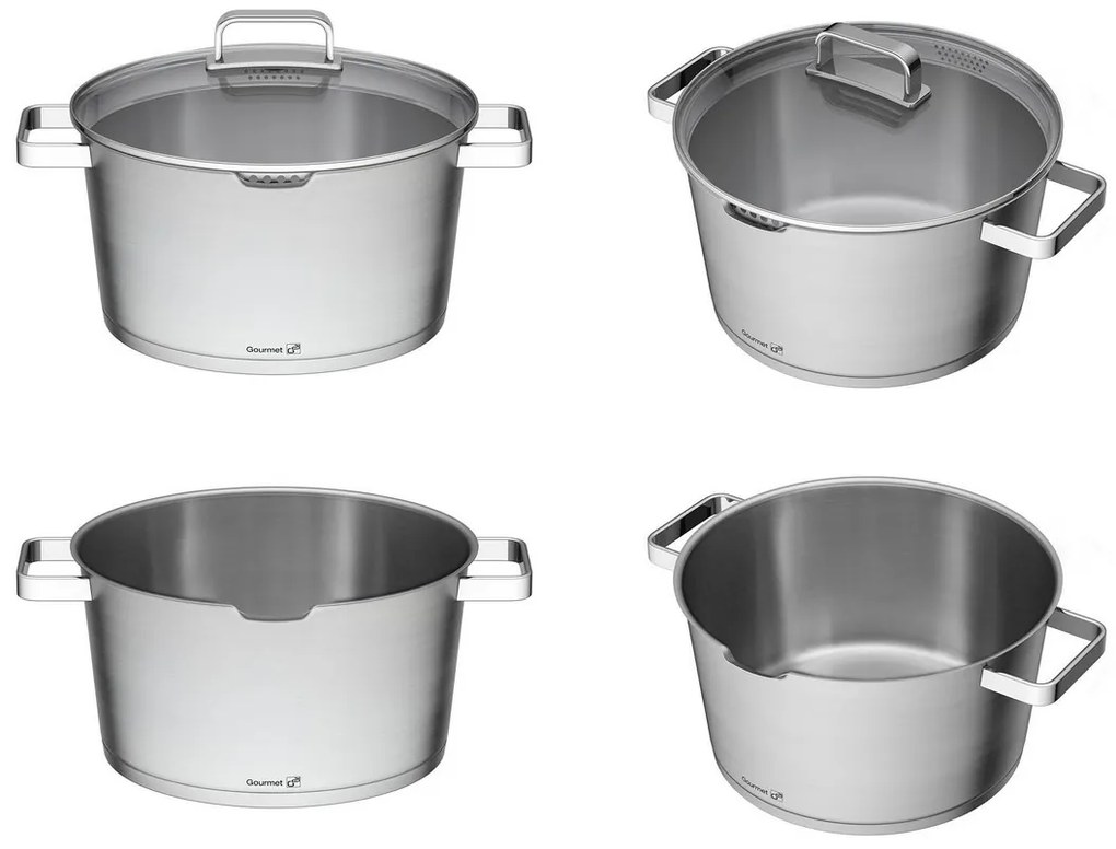 Hrniec G21 Gourmet Magic s cedidlom 28 cm s pokrievkou nerez 60022152