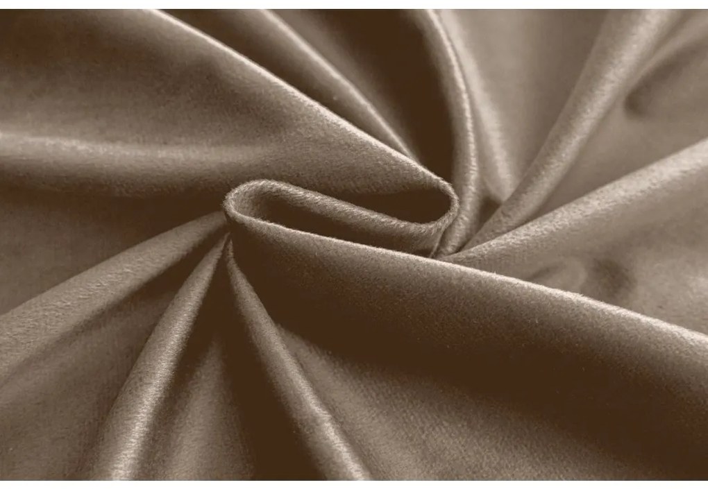 Svetlohnedý zatemňovací záves VELVET 140x250 cm Zavesenie: Riasiaca páska